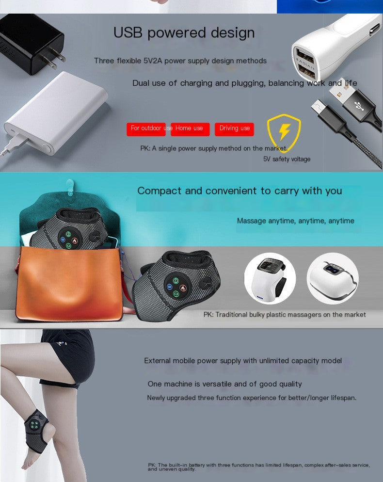 Viaura ReliefAnkle™ Heated Vibration Recovery Massager