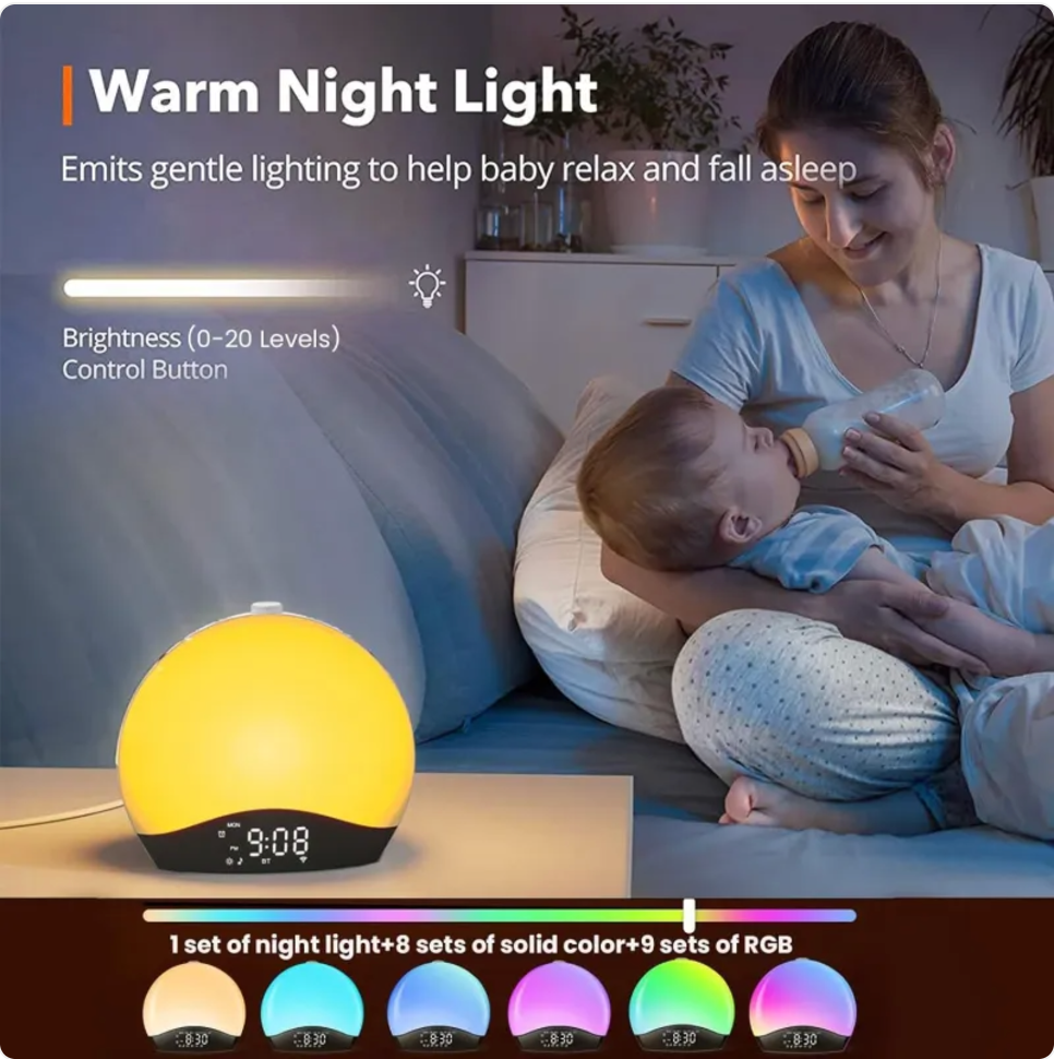 Viaura DawnGlow™ Sunrise Wake-Up Light
