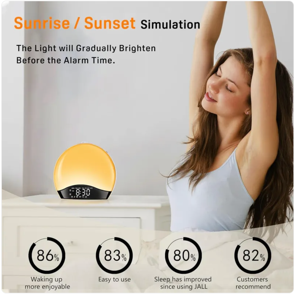 Viaura DawnGlow™ Sunrise Wake-Up Light