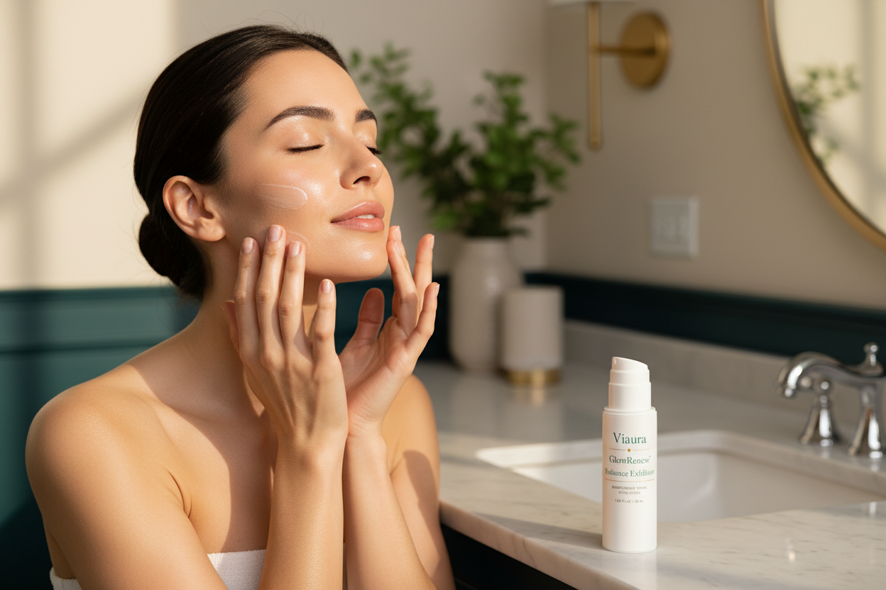 Woman Applying to Face
