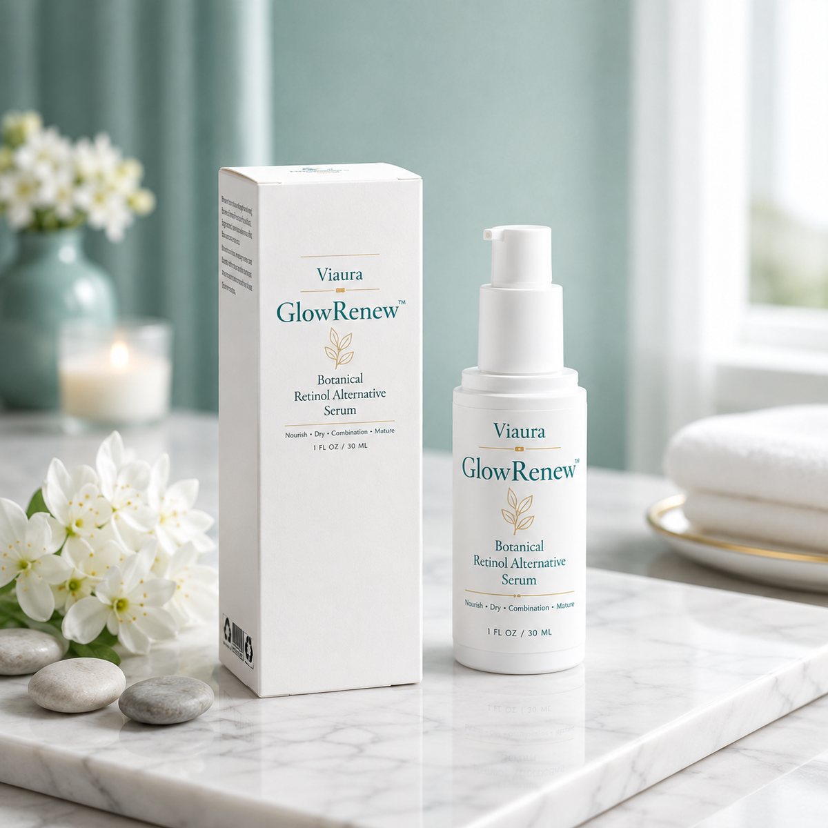 GlowRenew™ – Botanical Retinol Alternative Serum --"Retinol Without the Retinol"