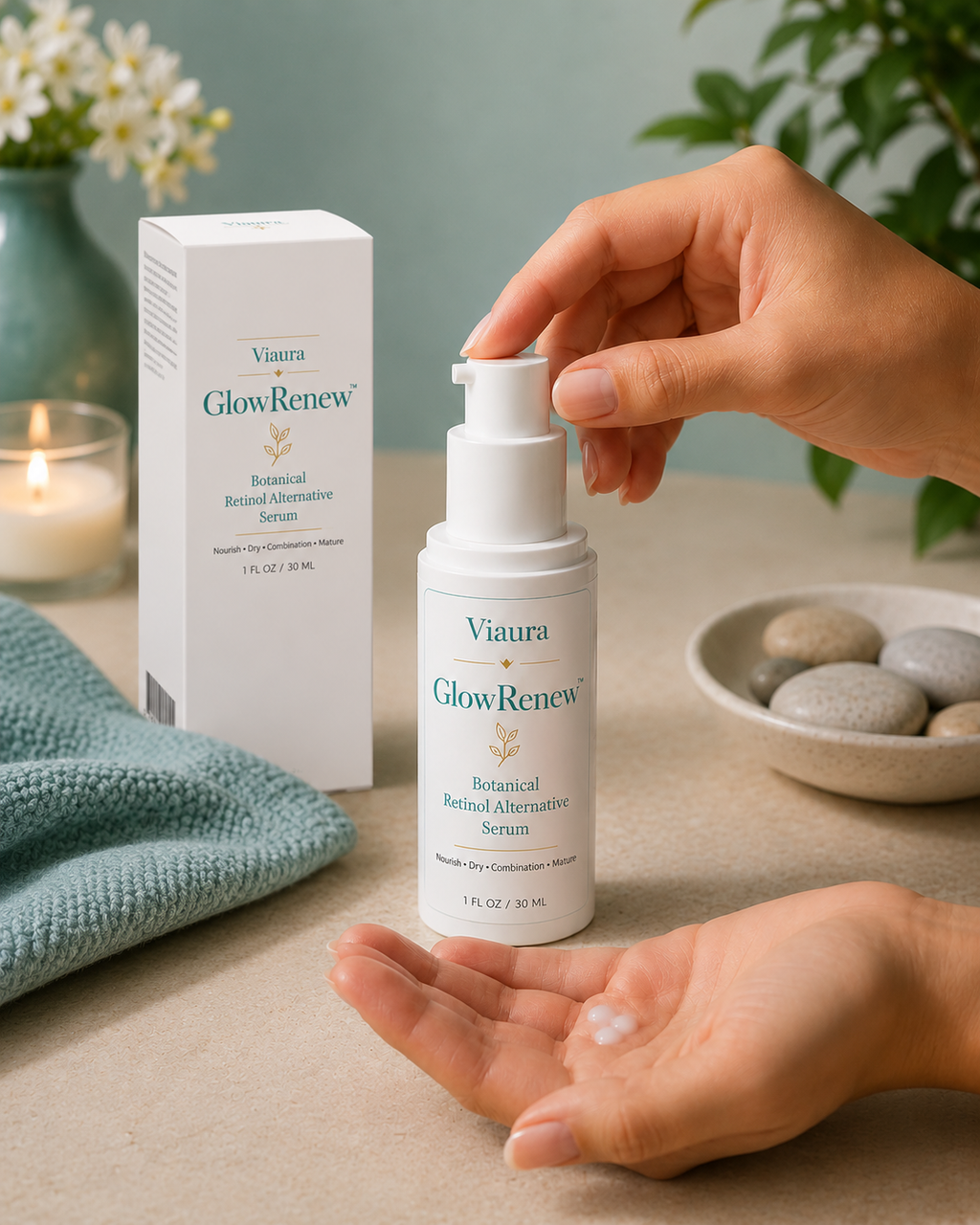 GlowRenew™ – Botanical Retinol Alternative Serum