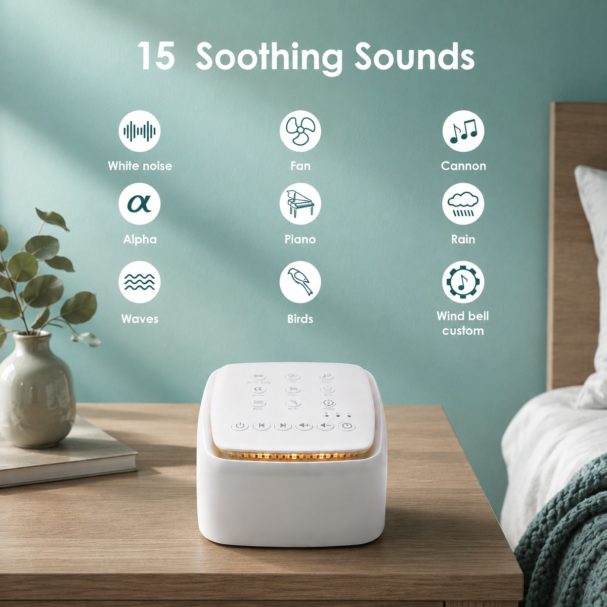 Viaura SleepWave™ White Noise Machine