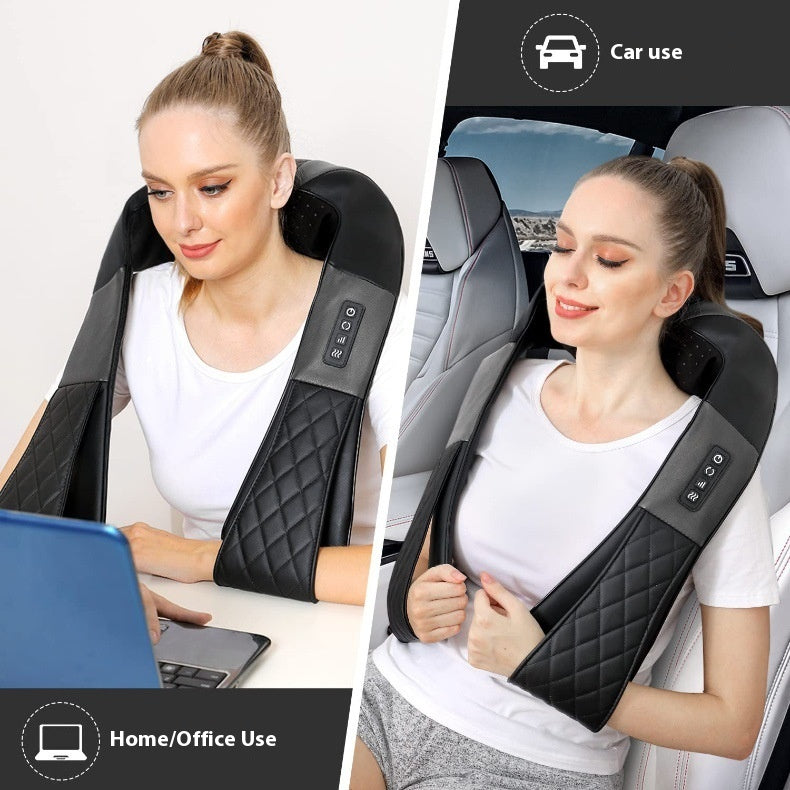 Neck Massager Kneading Heat Wrap